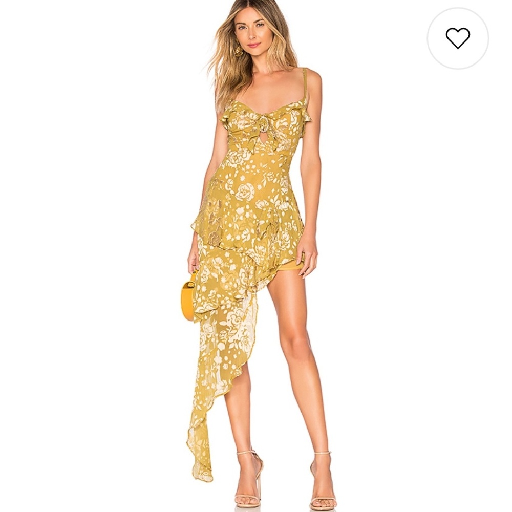 For Love and Lemons asymmetrical hem dress